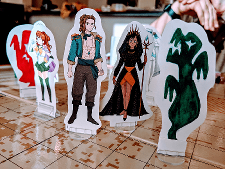 Printed Standees for Gameplay