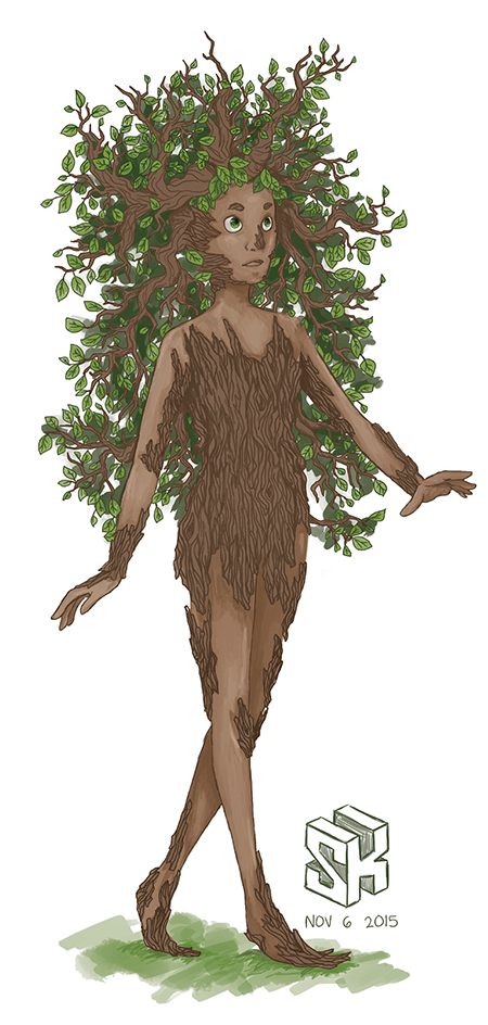 Forest Sprite<br/>Character design for original concept