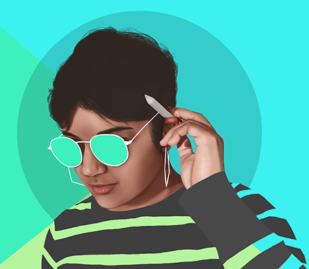 Self Portrait<br/>Digital painting